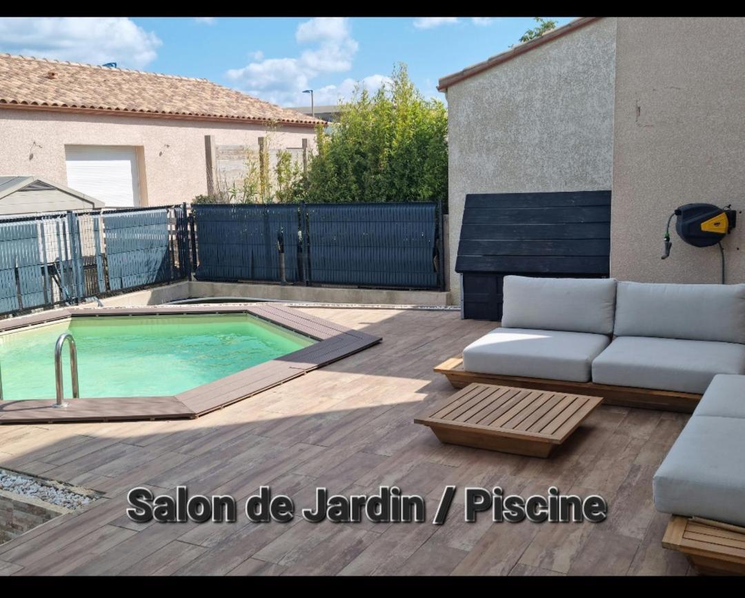Maison 8 Couchages Clim, Plage A Pied, Petite Piscine Port-la-Nouvelle Eksteriør bilde