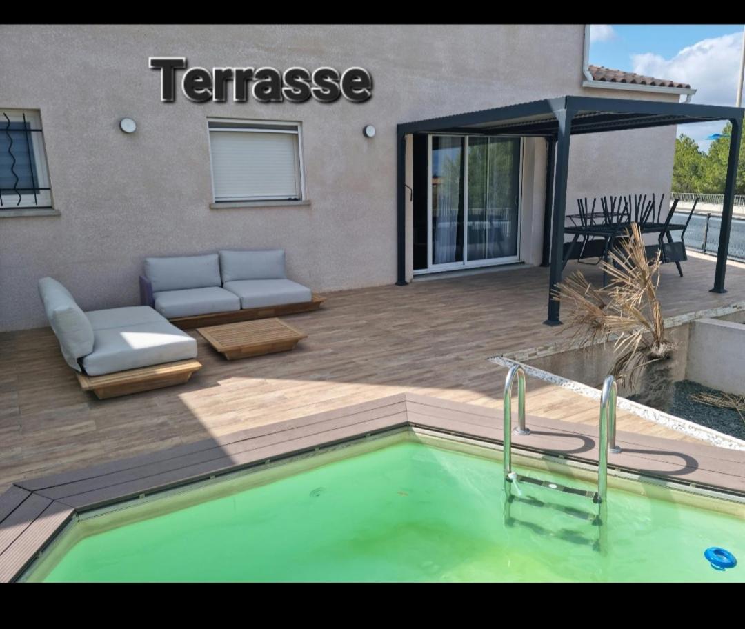 Maison 8 Couchages Clim, Plage A Pied, Petite Piscine Port-la-Nouvelle Eksteriør bilde